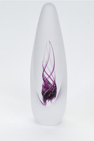 Forever into Glass Amethyst Spirit Paperweight