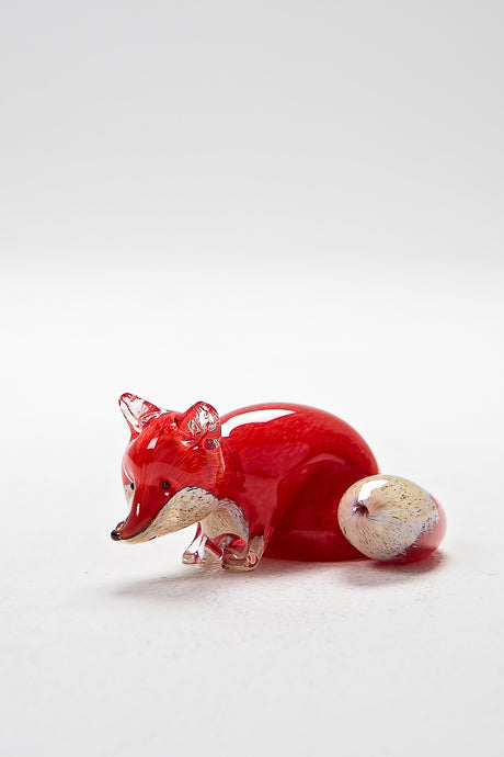 Stalking Fox, handmade at Langham Glass