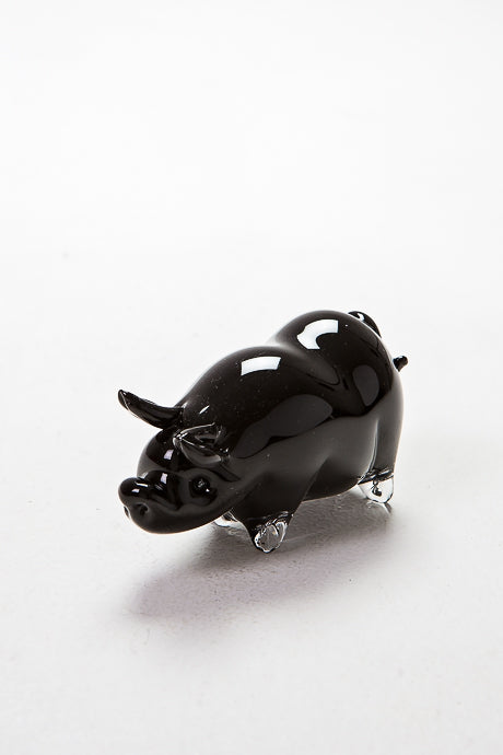 Vietnamese Pot Bellied Pig handmade at Langham Glass