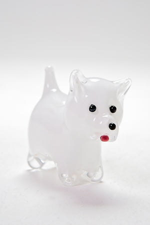 Handcrafted Westie, made in Norfolk by Langham Glass