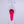 Handmade glass windsor ruby candlestick