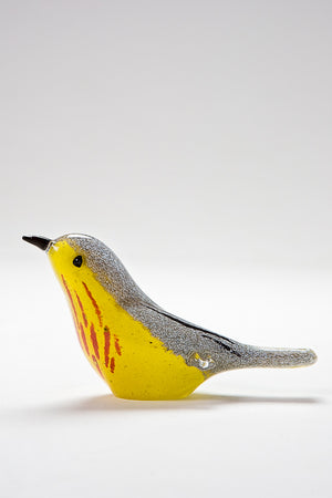 Yellow Warbler, handmade in Norfolk at Langham Glass